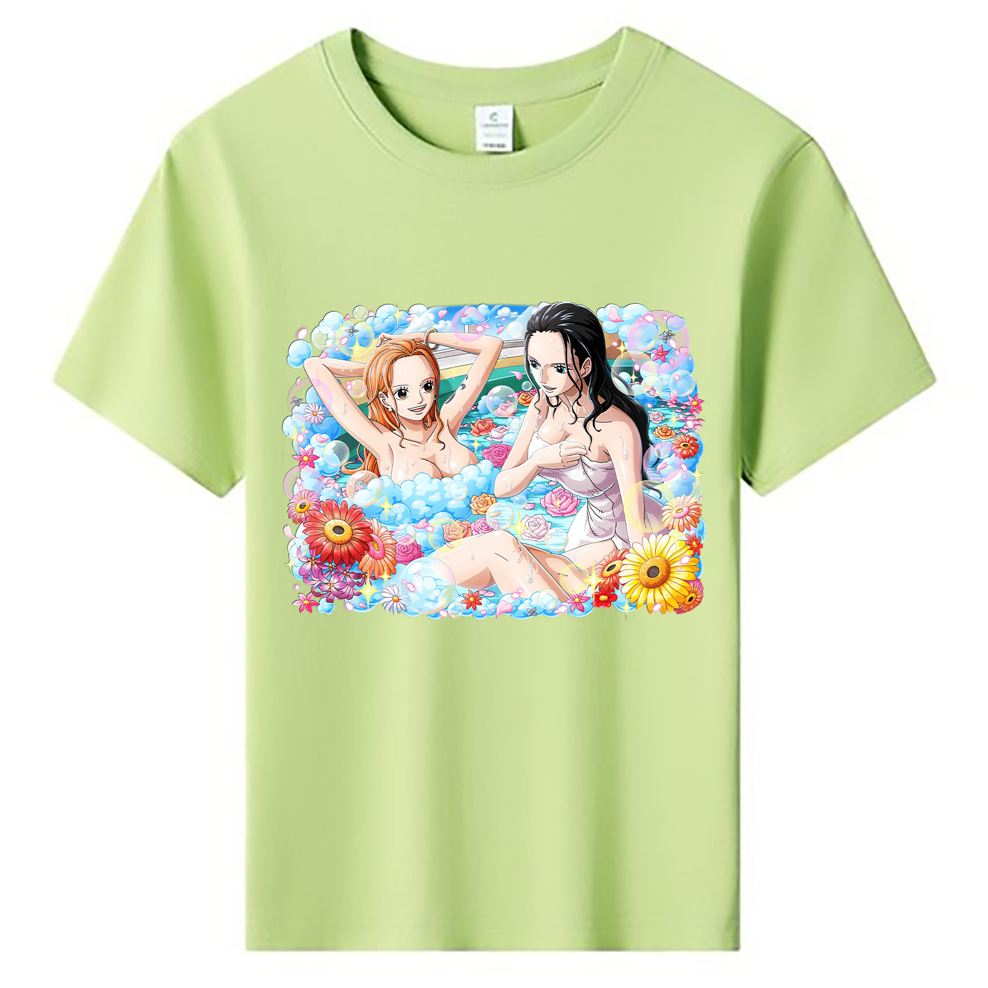ワンピース ニコ・ロビン ONE PIECE Nico Robin 綿100％キッズTシャツ（フロントプリント）